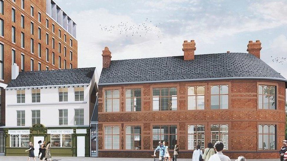 Proposals for a new development in Hull