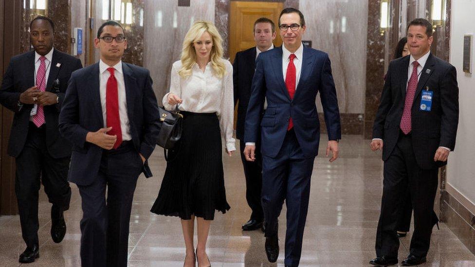 Mnuchin and wife