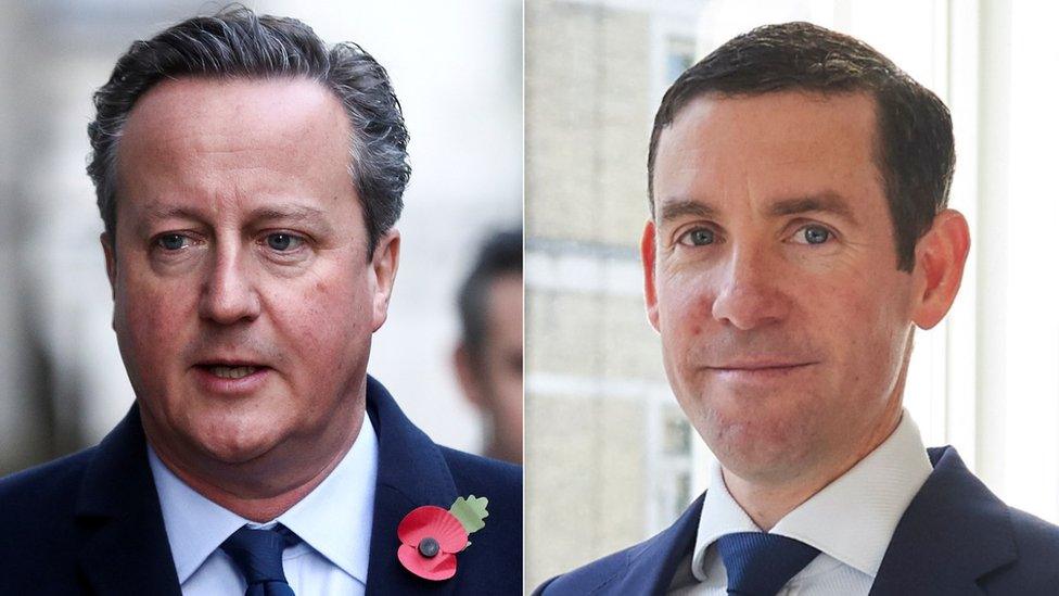 David Cameron and Lex Greensill