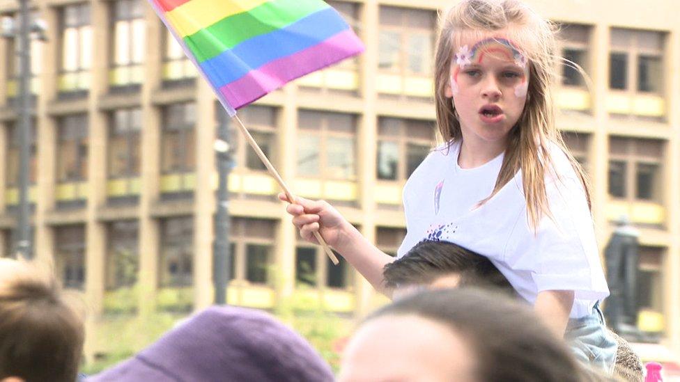 Pride Glasgow marcher