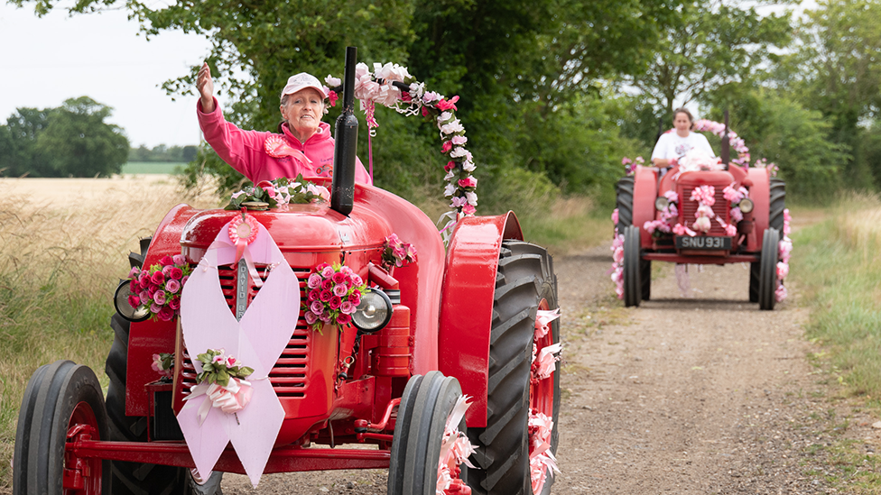 Tractor run organiser Annie Chapman