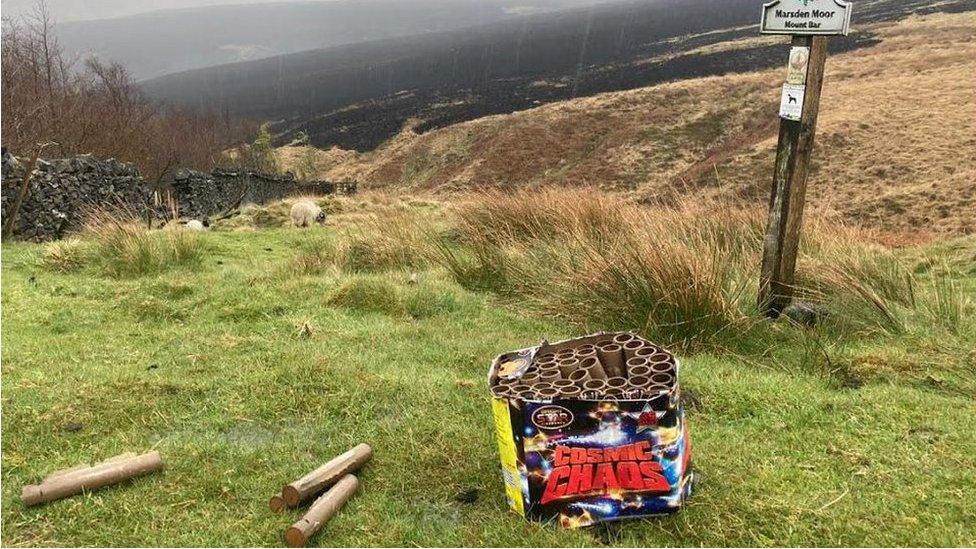 Box of fireworks