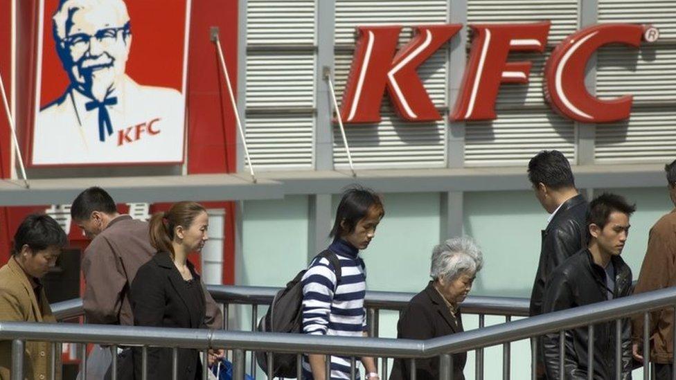 A KFC store in Beijing