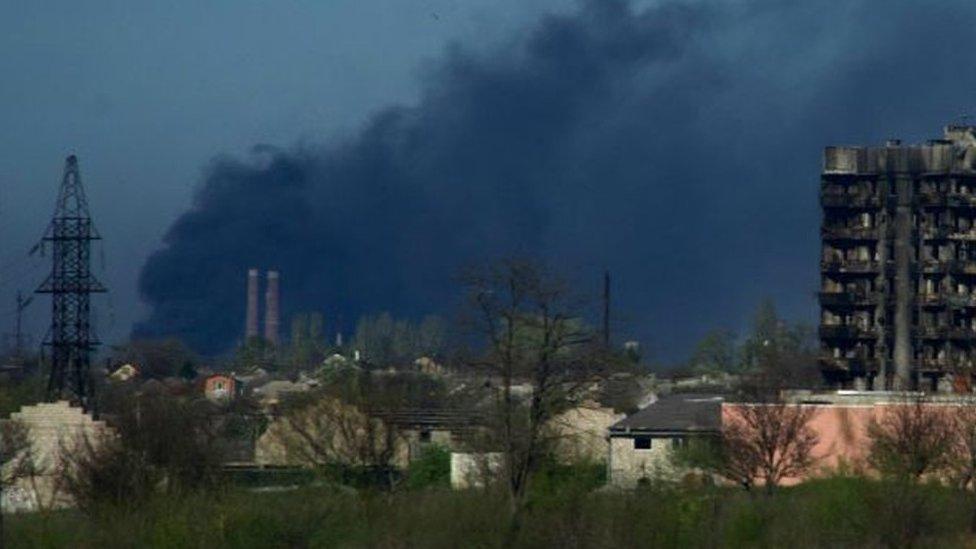 Azovstal steel plant in MAriupol