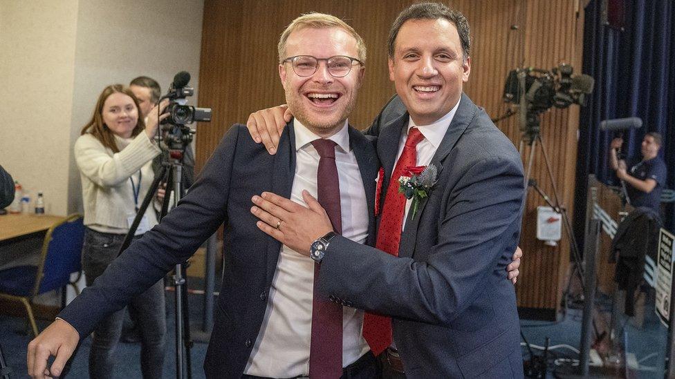 Michael Shanks with Anas Sarwar