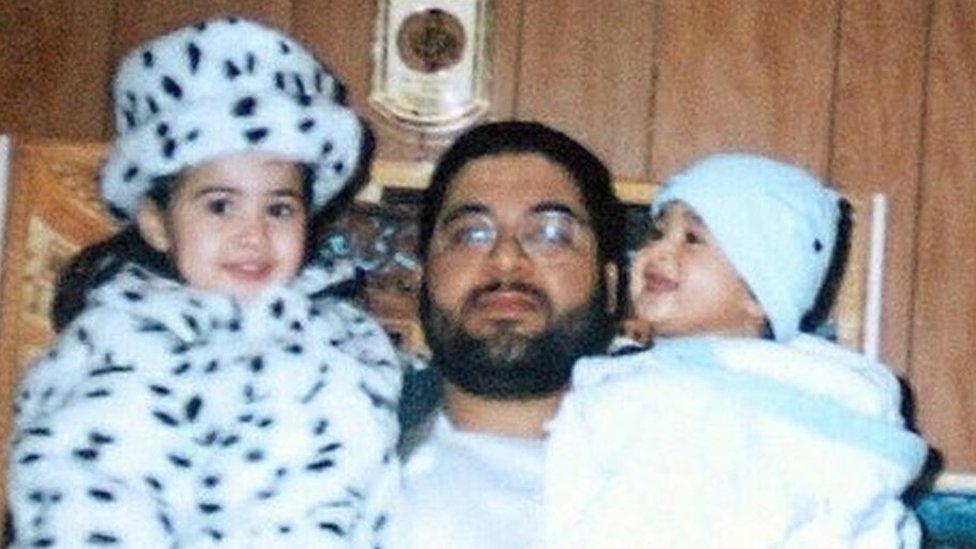 Shaker Aamer with two of his children