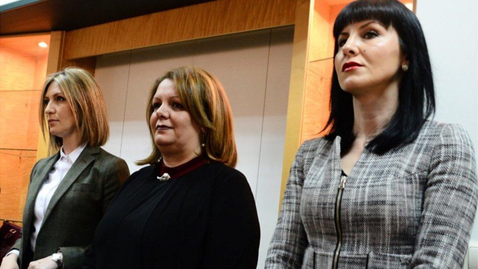 Katica Janeva and her fellow special prosecutors