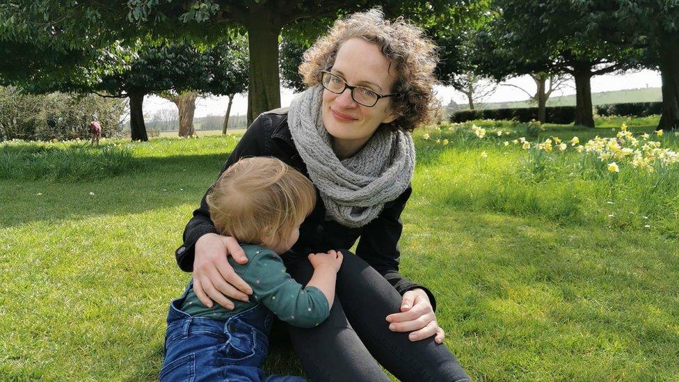 Helen Ince with her daughter Emilia