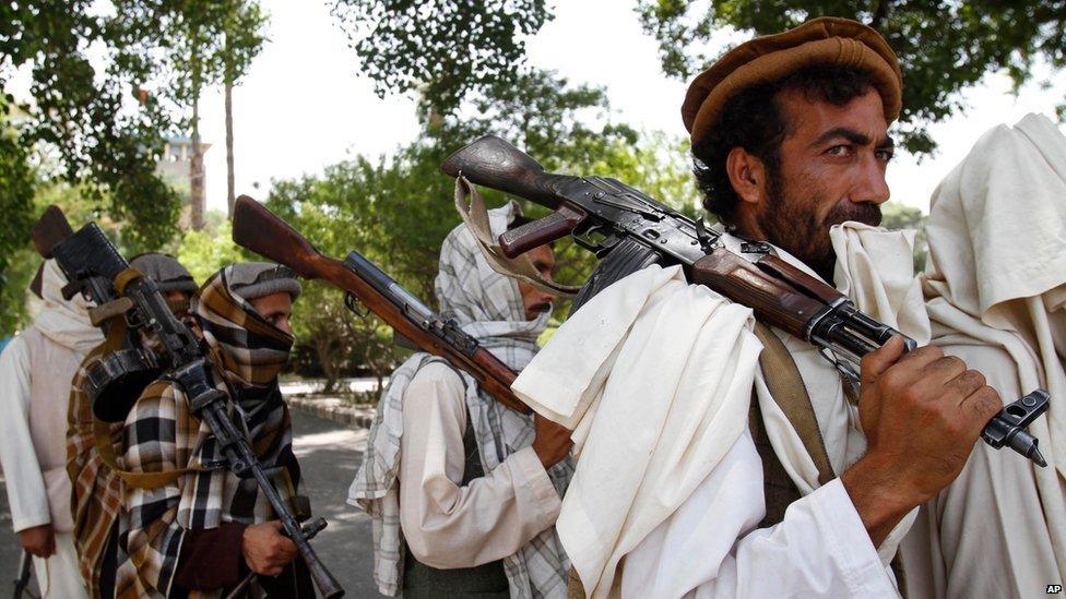 Taliban fighters (file photo from 2011)