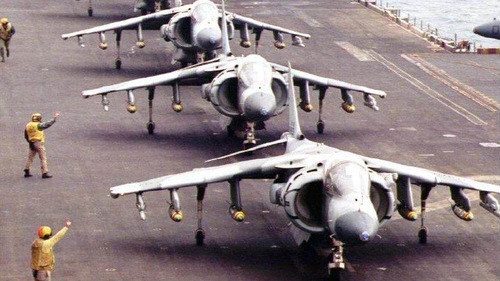 Harrier jump jets