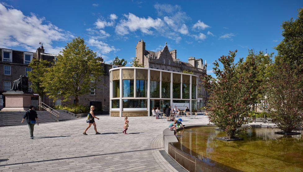 Union Terrace Gardens - the pavilion