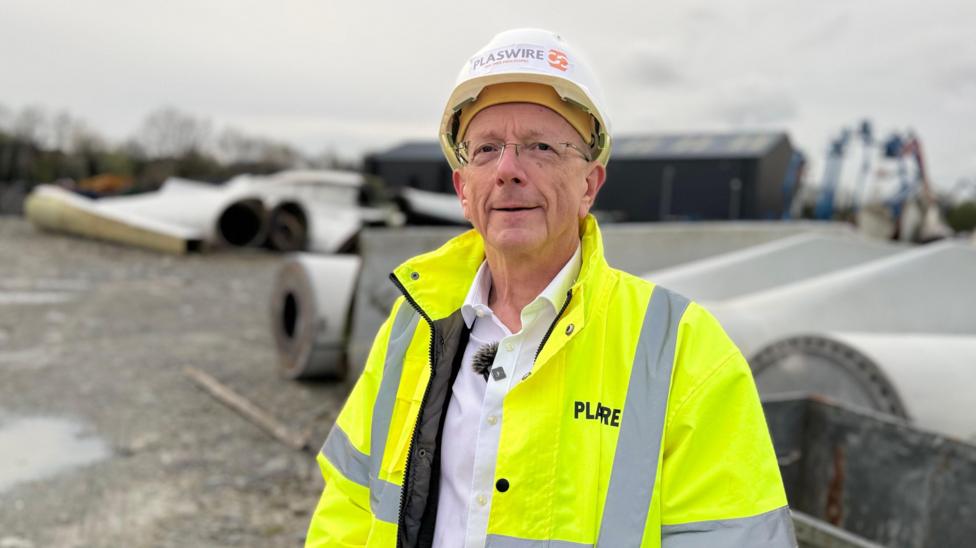 Turbines turning from wind to sustainable products