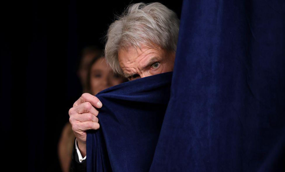 Harrison Ford attends the 31st Annual Screen Actors Guild Awards at Shrine Auditorium and Expo Hall on February 23, 2025 in Los Angeles, California