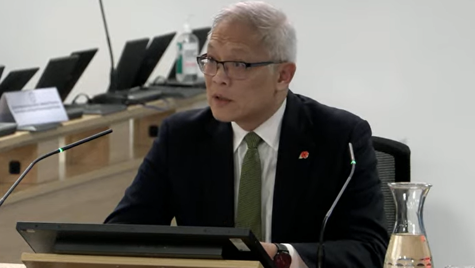 Giving evidence to the UK Covid Inquiry, Prof Fu-Meng Khaw, PHW’s executive medical director