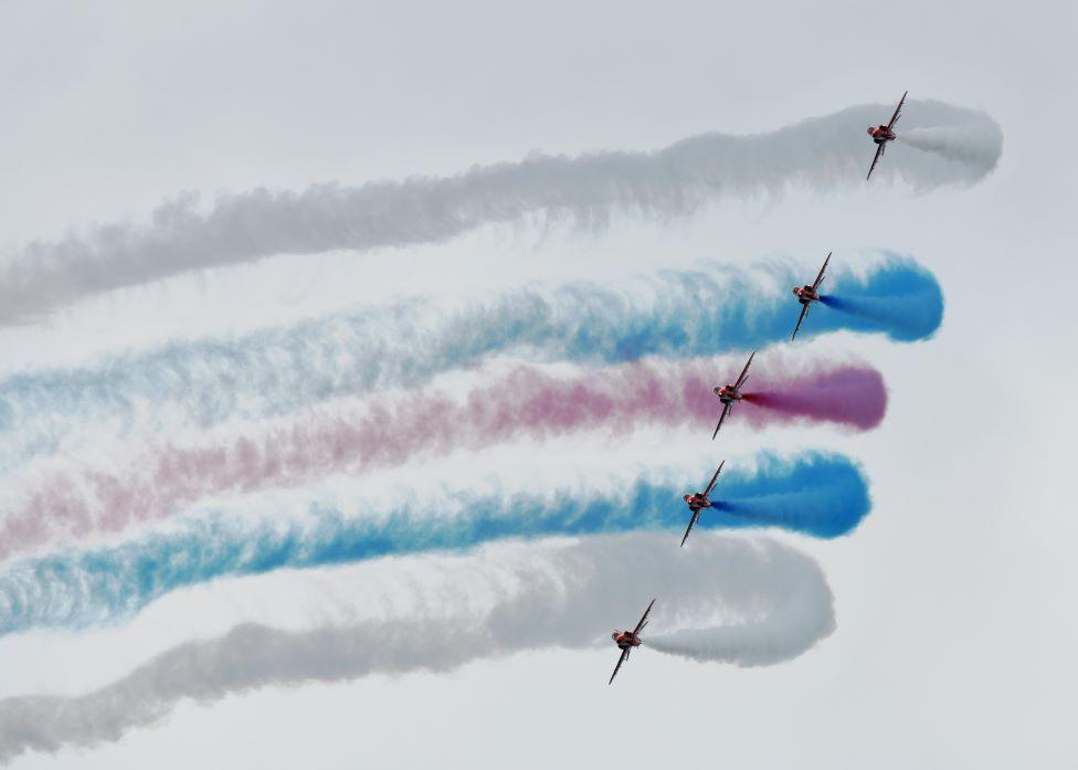 Red Arrows at Portsoy