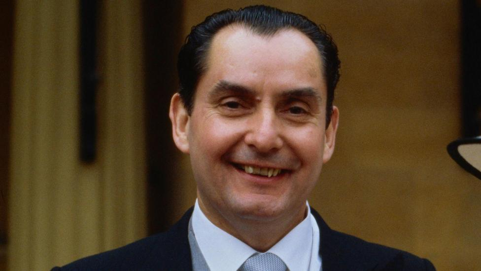 Ray Reardon smiling at the camera