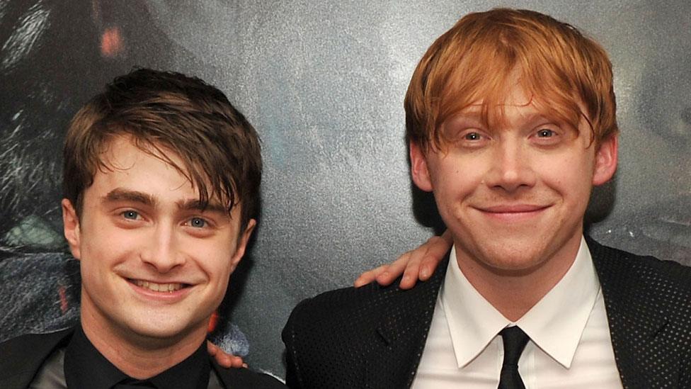 Daniel Radcliffe and Rupert Grint