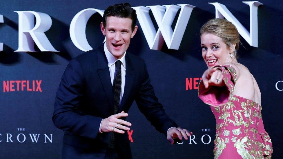 Matt Smith and Claire Foy