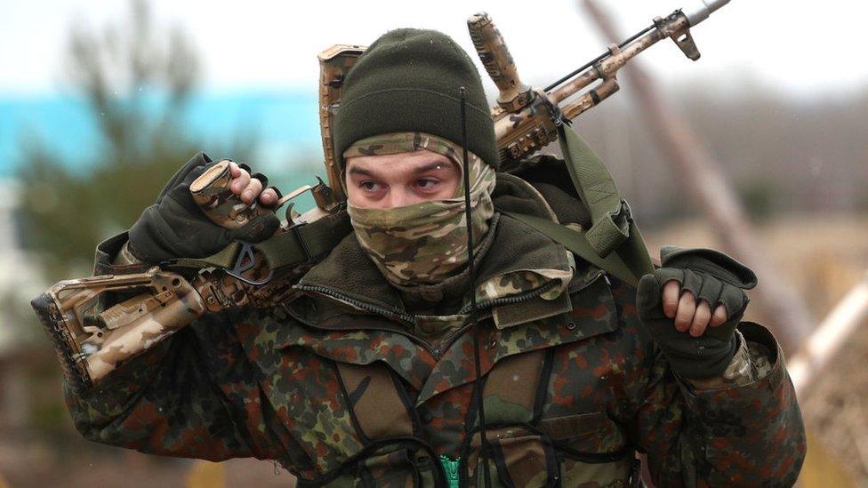 serviceman takes part in CSTO drill in Kazan Russia, Nov 21