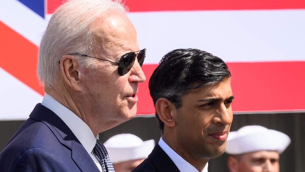 Joe Biden and Rishi Sunak