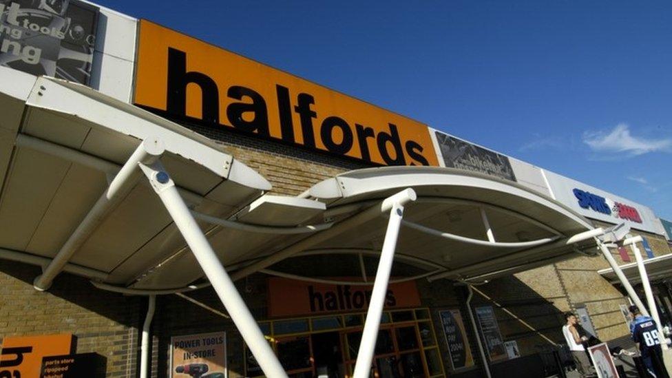 Halfords store