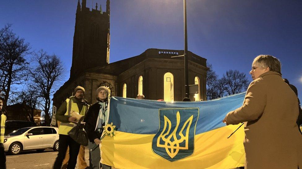 Derby peace procession