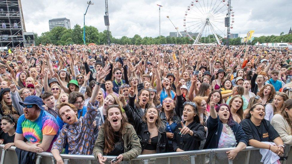 Fans at TRNSMT