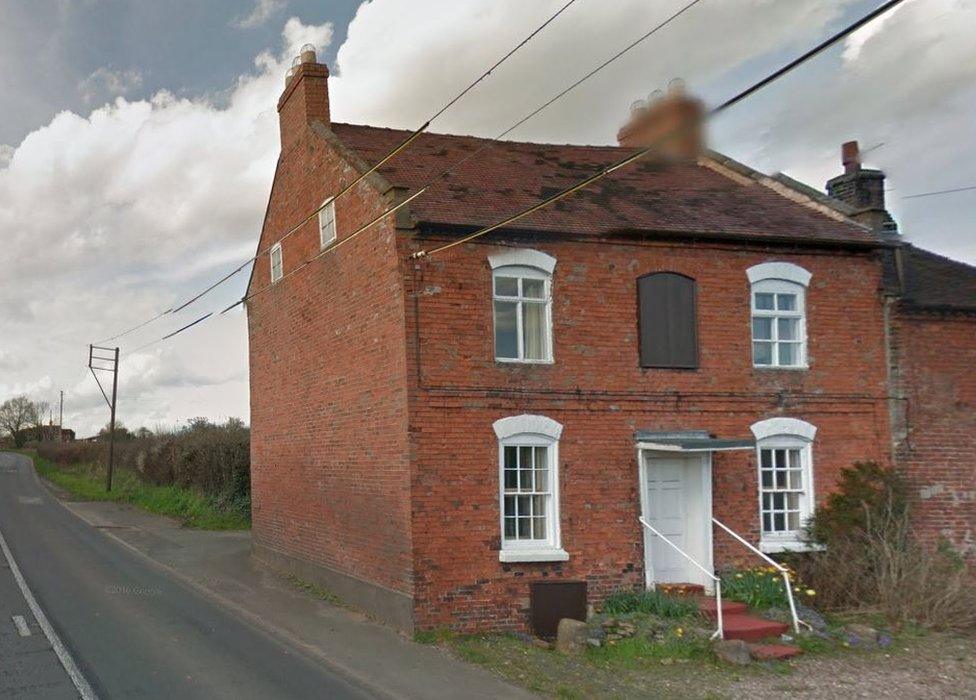 The house before the crash