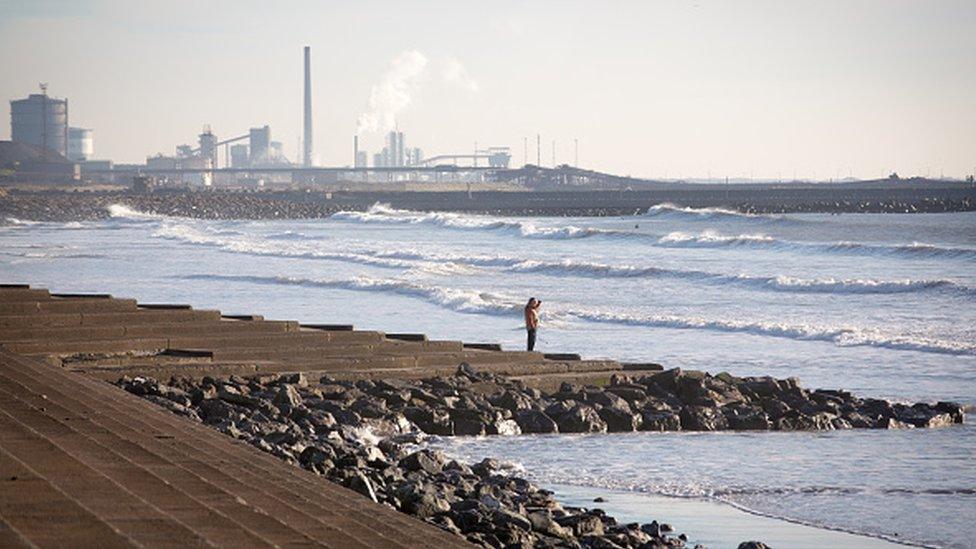 Port Talbot steel works