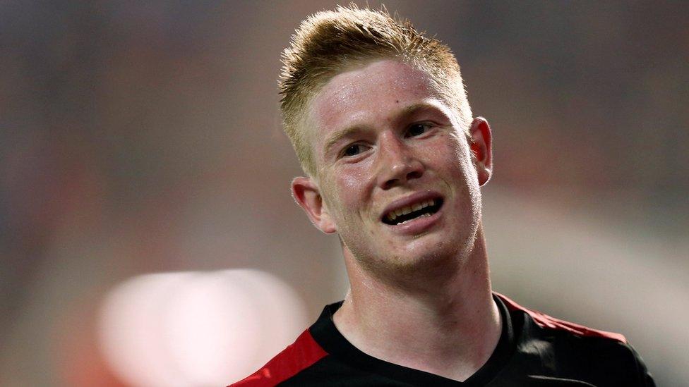 Kevin De Bruyne made his Belgium debut in 2010