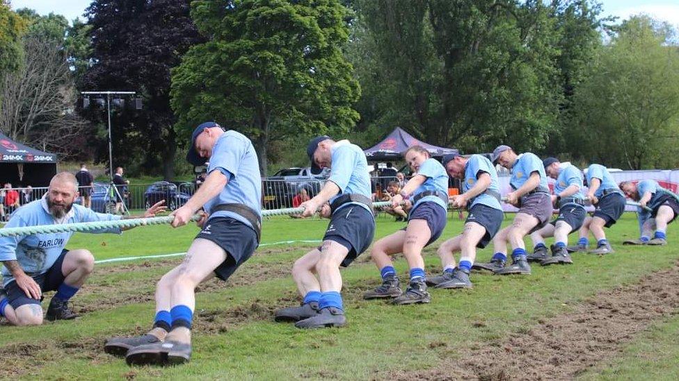 northern ireland tug of war team