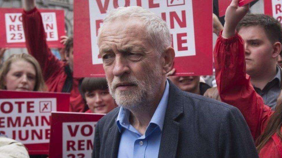 Jeremy Corbyn campaigning in Aberdeen