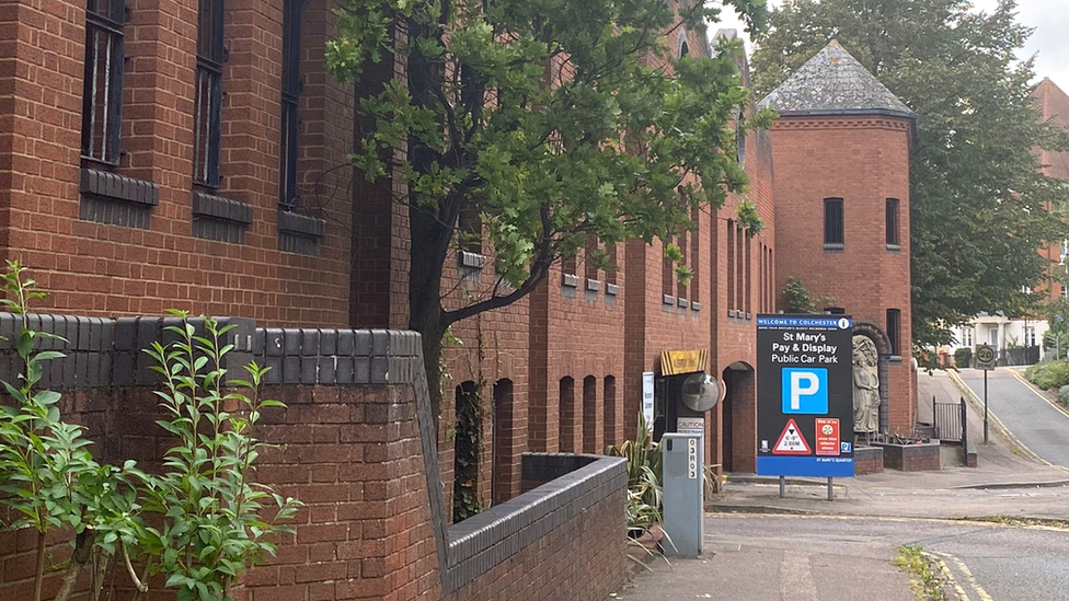 St Mary's car park in Colchester