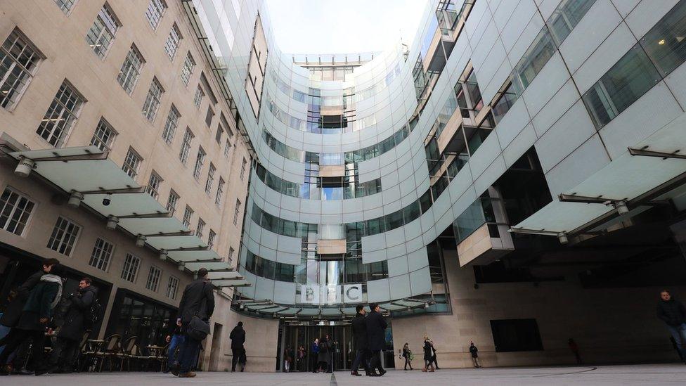 View of BBC Broadcasting House