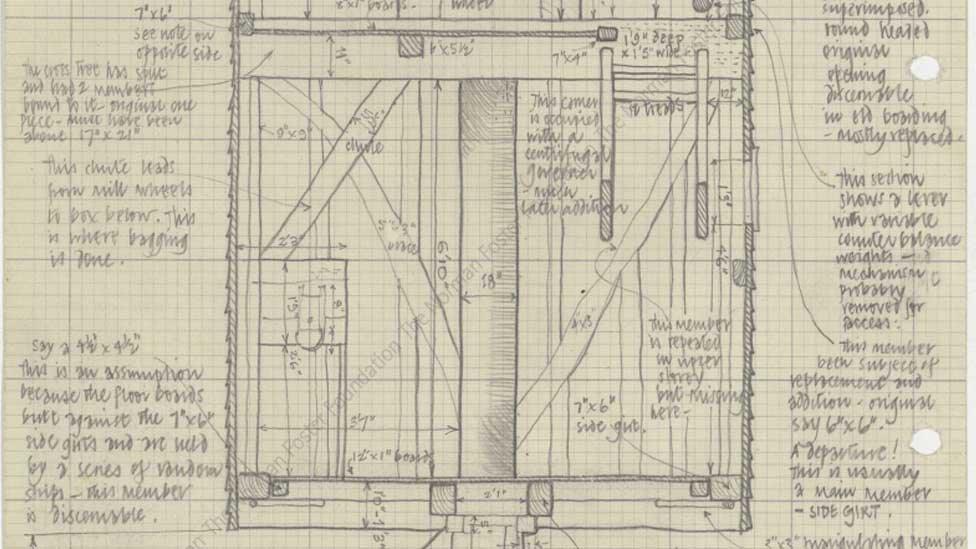 Norman Foster Bourn Mill cross-section