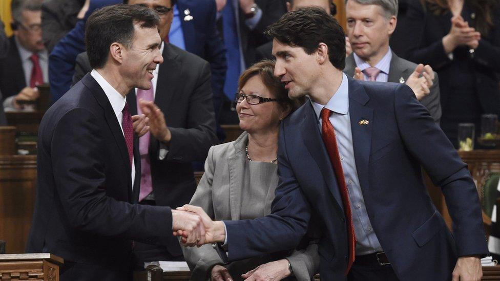 Justin Trudeau and Bill Morneau