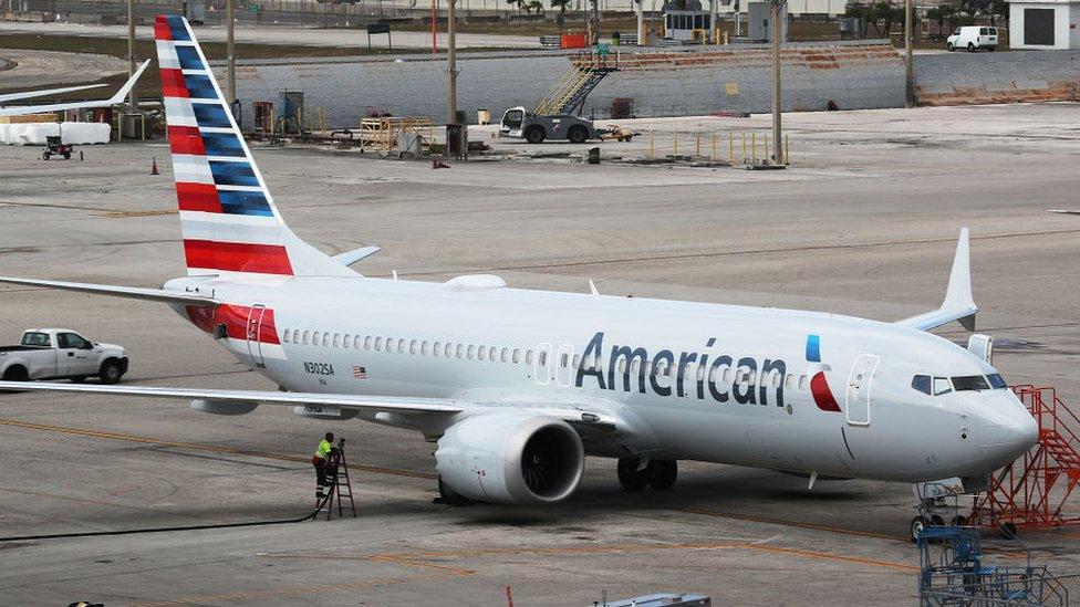 American Airlines jet