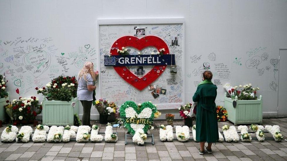 Tributes written on hoarding