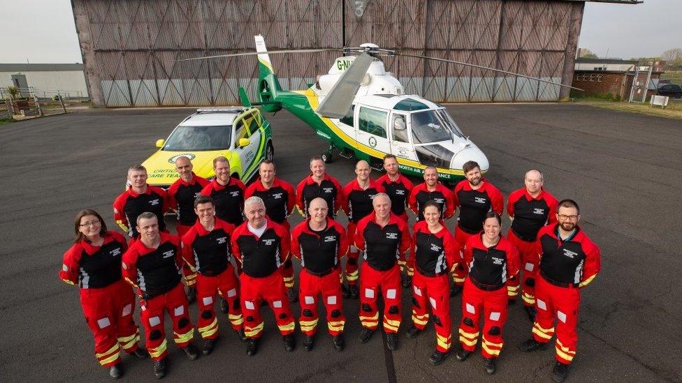 GNAAS staff in new uniforms