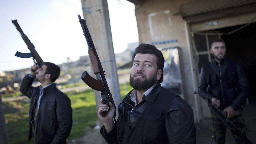 Free Syrian Army fighters