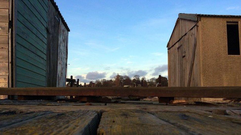 Fishermen's huts