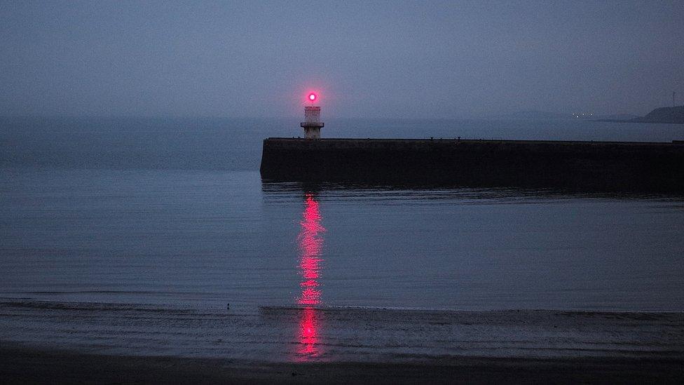 Whitehaven harbour walls