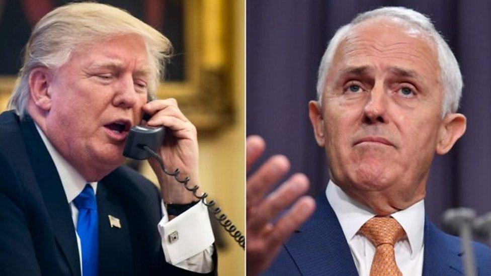 Donald Trump and Malcolm Turnbull