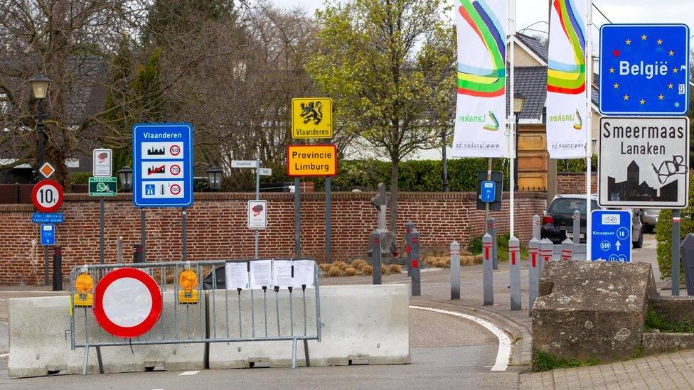 Belgian border with Netherlands