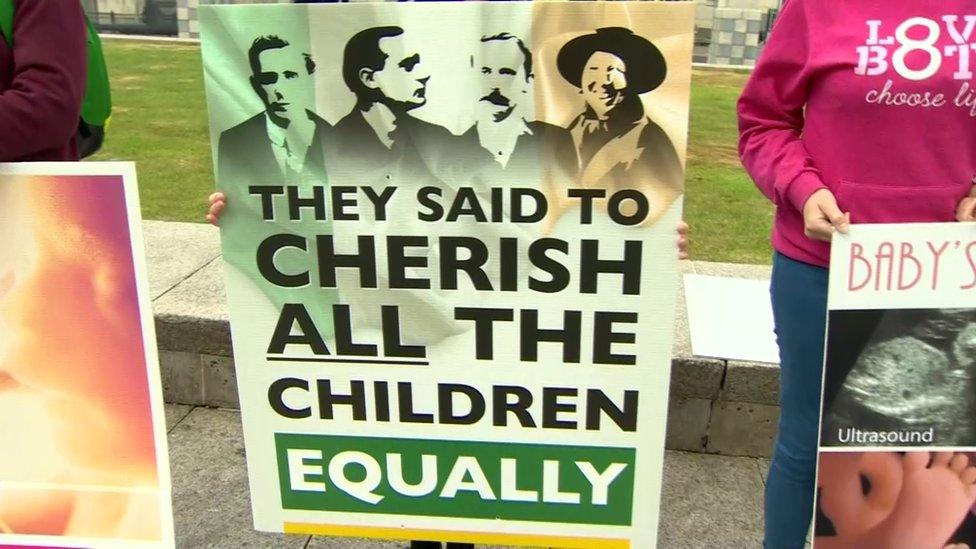 Protest at Sinn Féin ard fheis