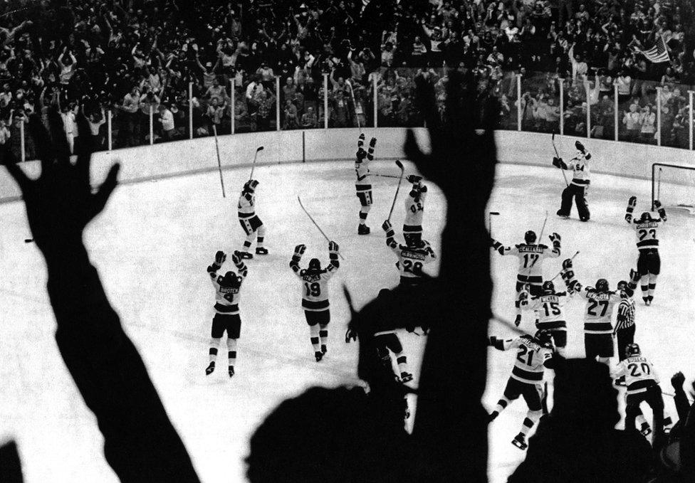 Team USA celebrates their victory.