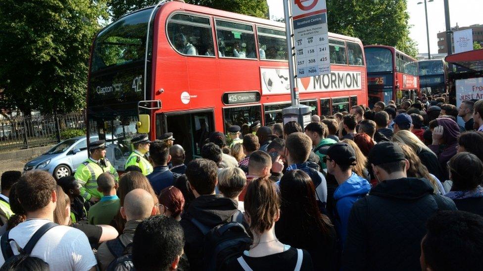 Tube strike