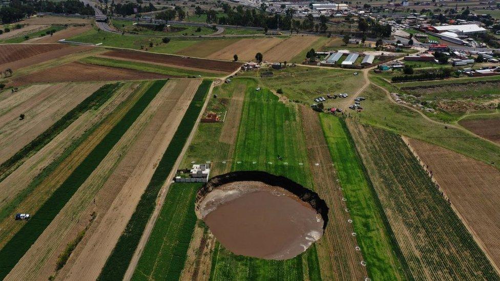 Sinkhole in Mexico