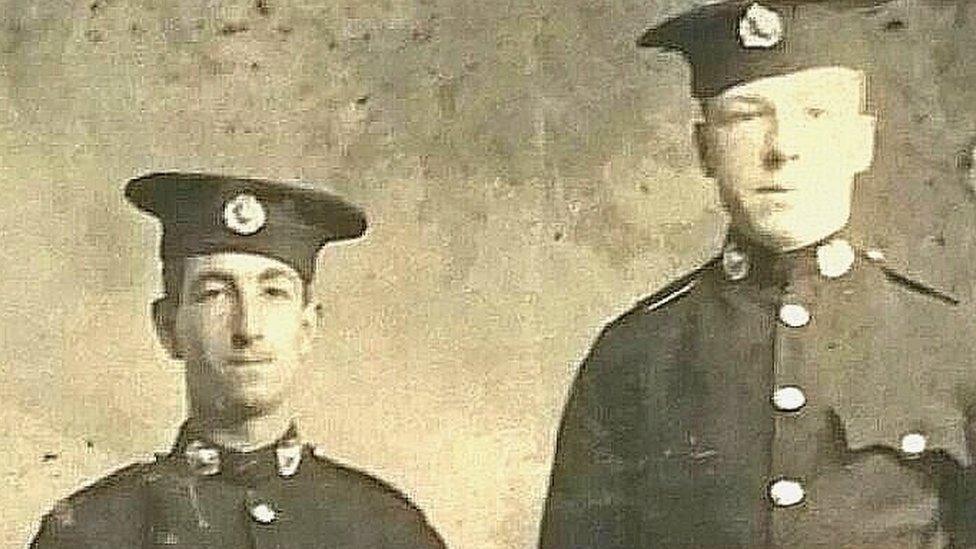 Wendy Sadler's great uncle Henry and Walter Hattersley