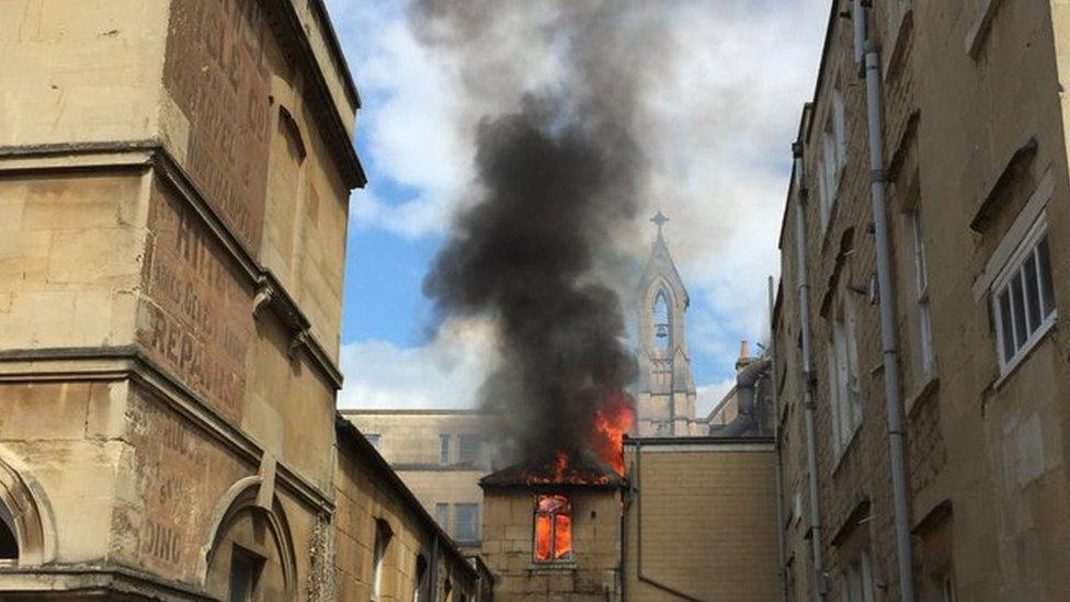 Bath flat fire